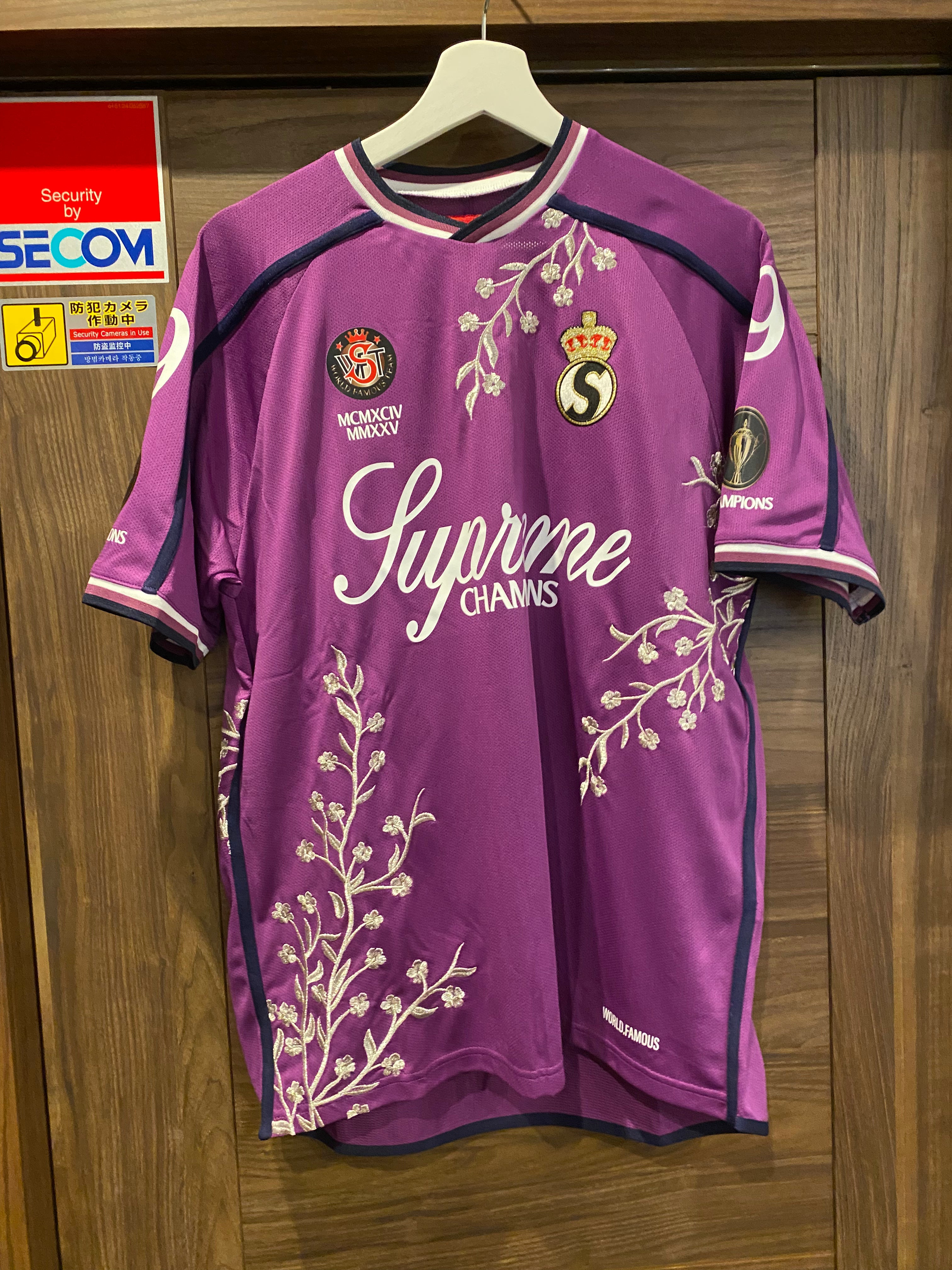 Size【M】 SUPREME シュプリーム 25AW Floral Soccer Jersey Tシャツ