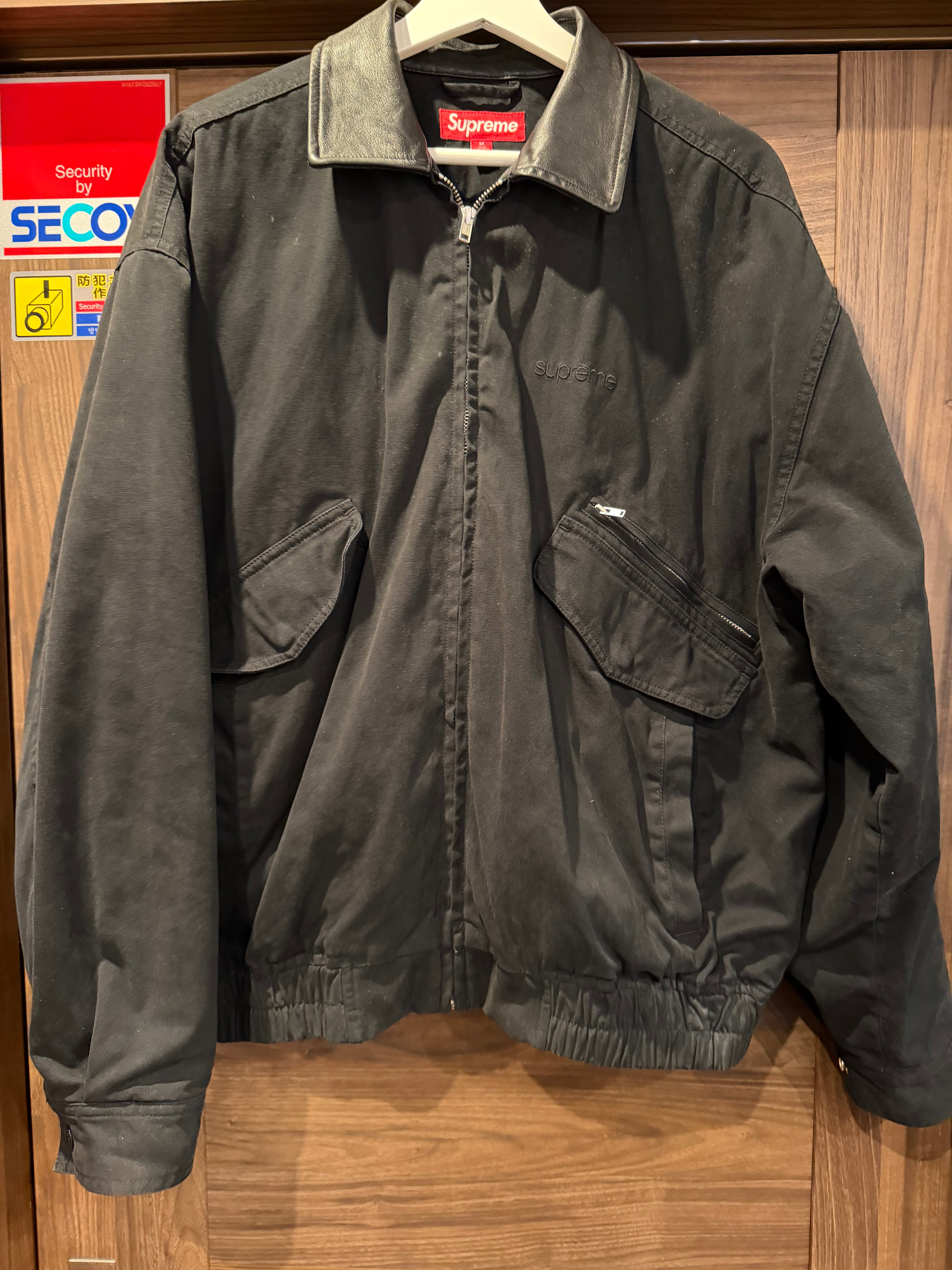 Size【M】 SUPREME シュプリーム 24AW Leather Collar Utility Jacket