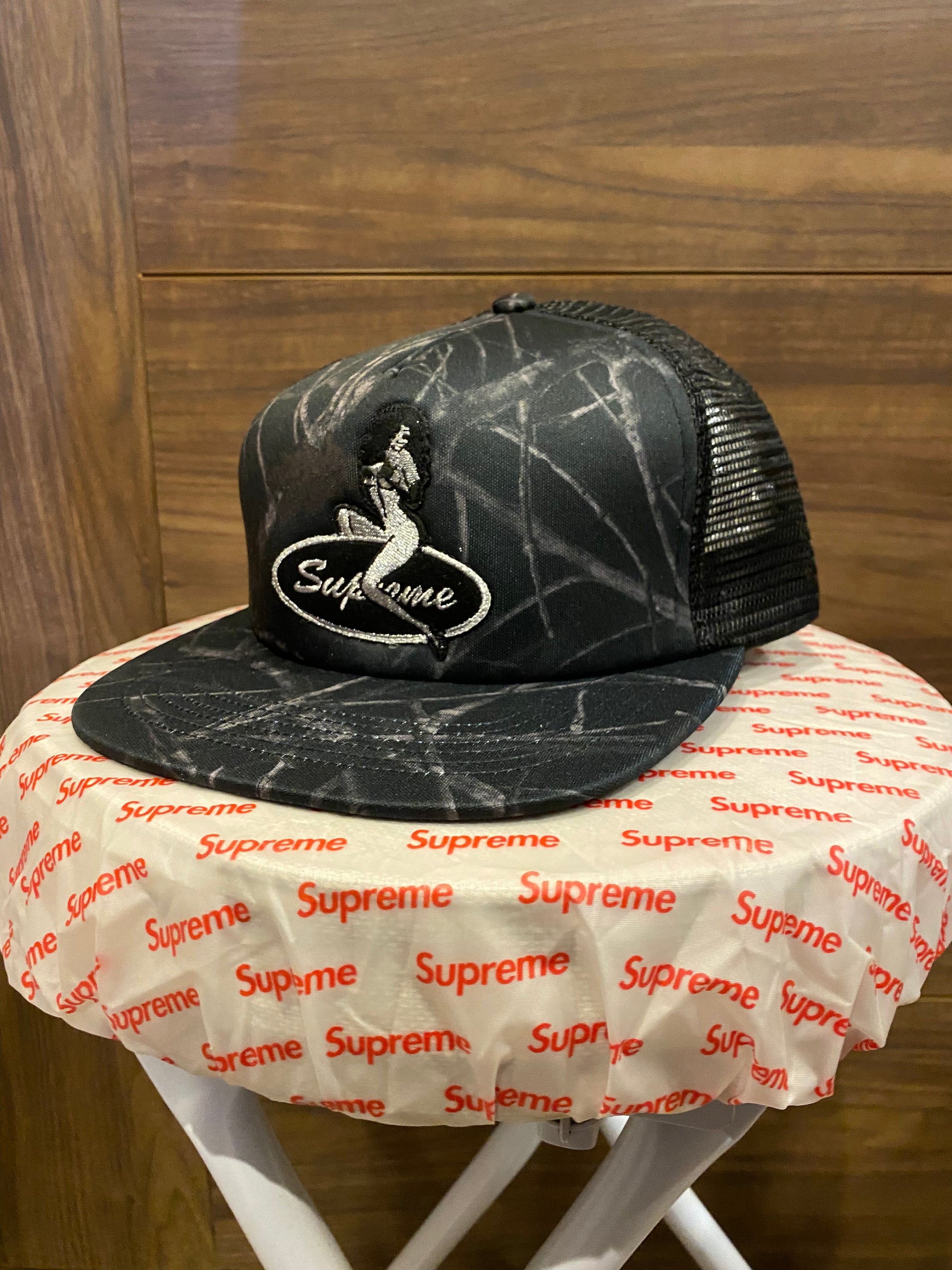 【Supreme】Pinup Mesh Back 5-Panel Camo 黒 Buy Supreme Pinup Mesh Back 5-Panel 'Truetimber Conceal