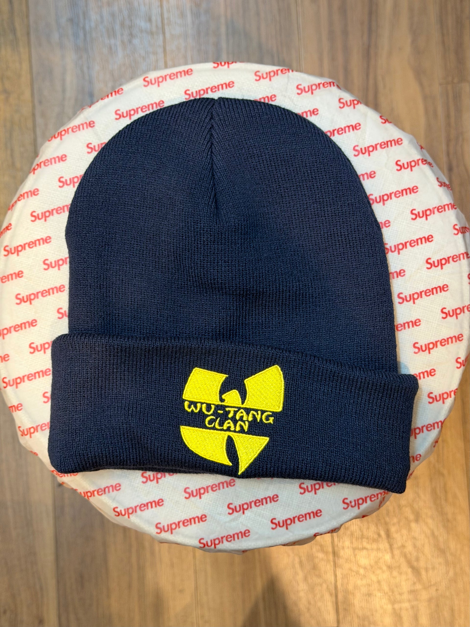 Supreme Wu-Tang Clan Beanie Navy Supreme Wu Tang Clan Beanie Navy